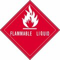 Bsc Preferred 4 x 4'' - ''Flammable Liquids - 3'' Labels S-360